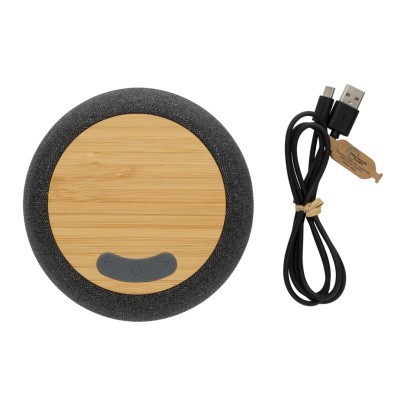 Altavoz de bambú de 5w reciclado personalizado